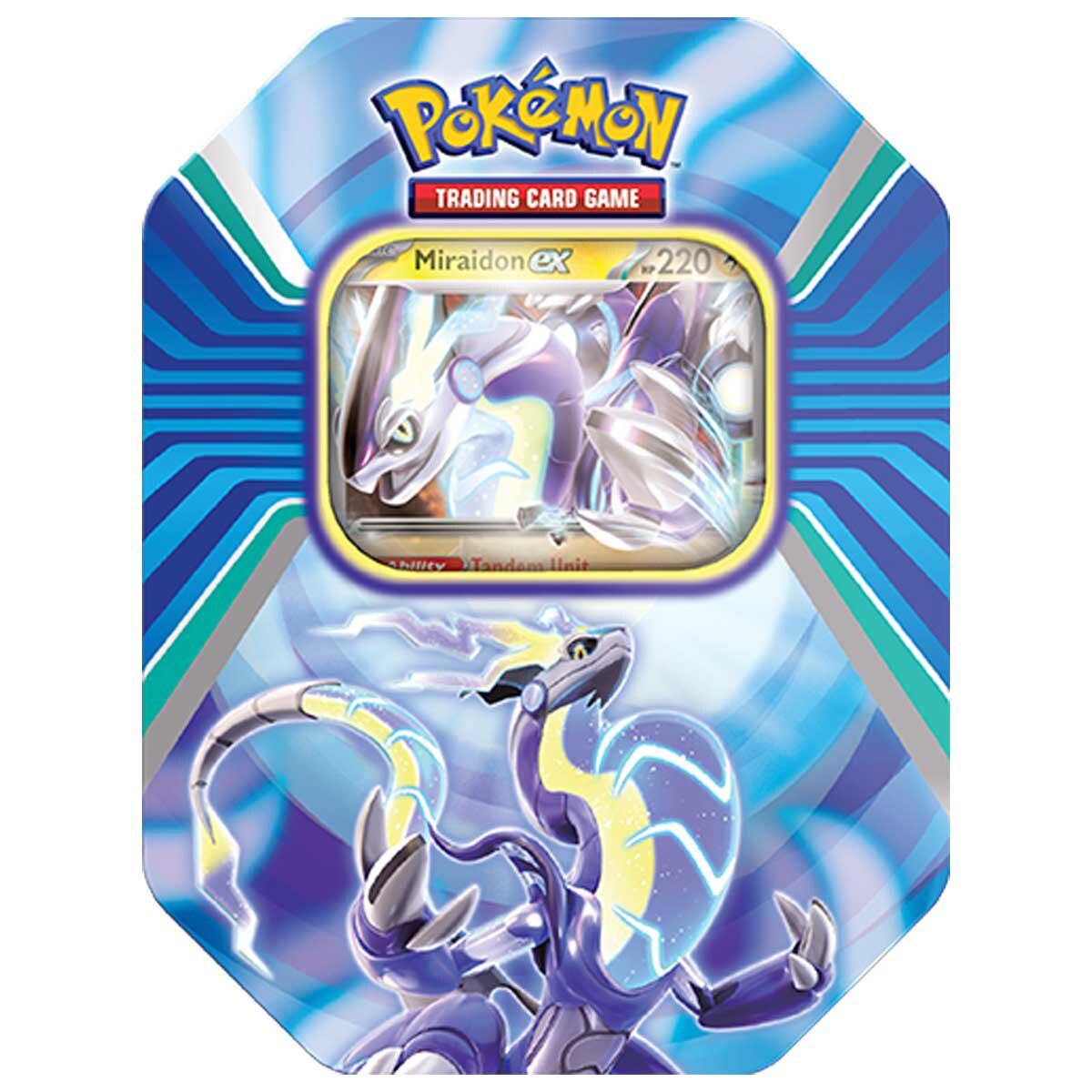 Pokmon TCG Paldea Legends V Tin And Window Tin Miraidon