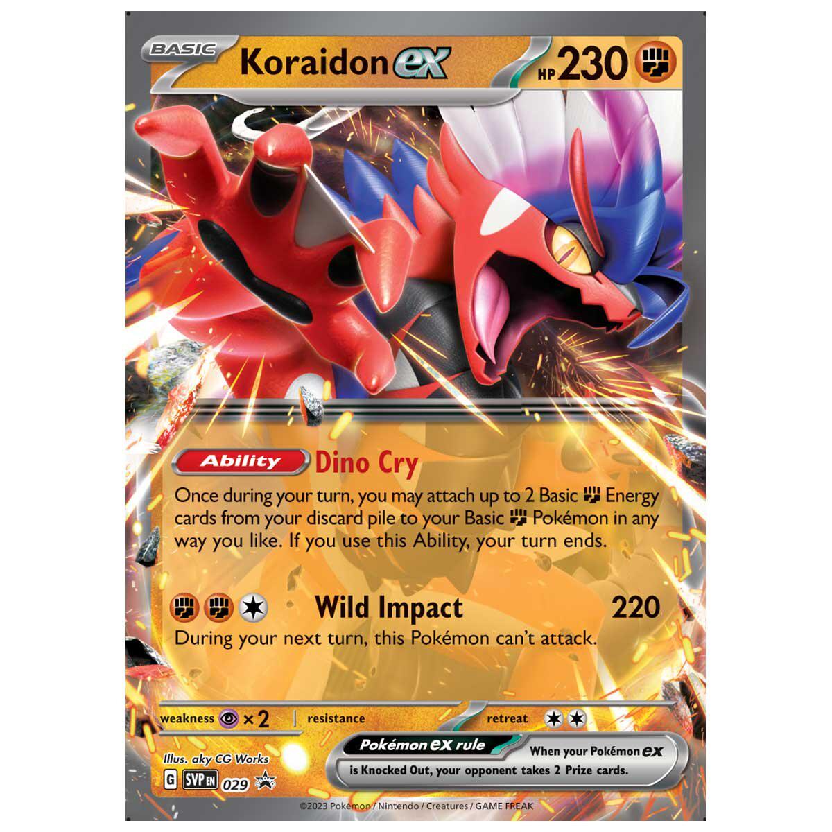 Pokmon TCG Paldea Legends V Tin And Window Tin Koraidon