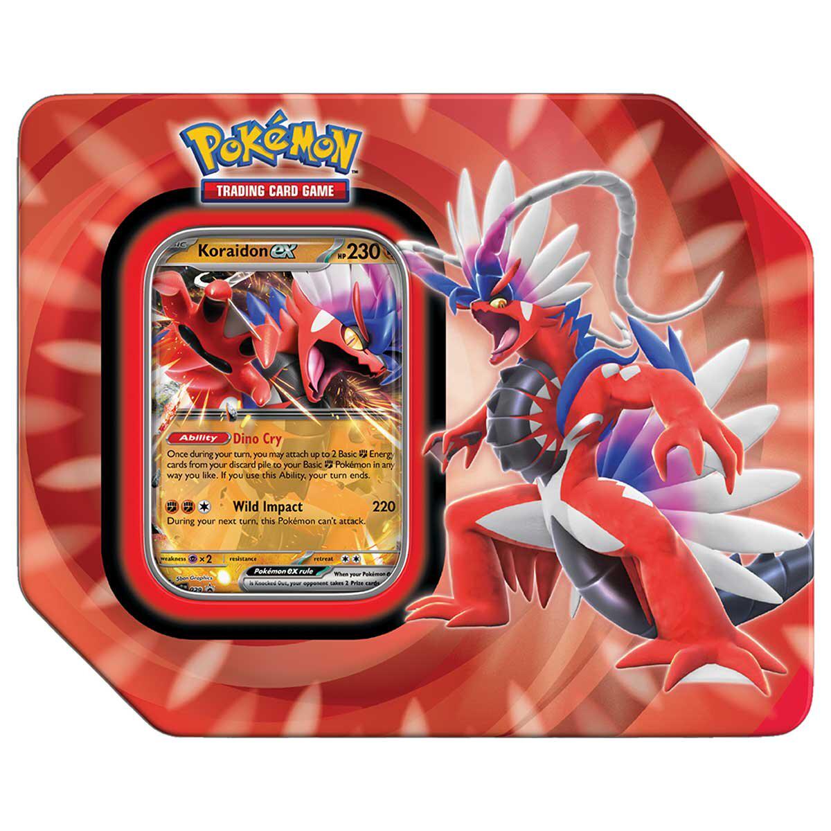 Pokmon TCG Paldea Legends V Tin And Window Tin Miraidon