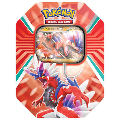 Pokmon TCG Paldea Legends V Tin And Window Tin Koraidon