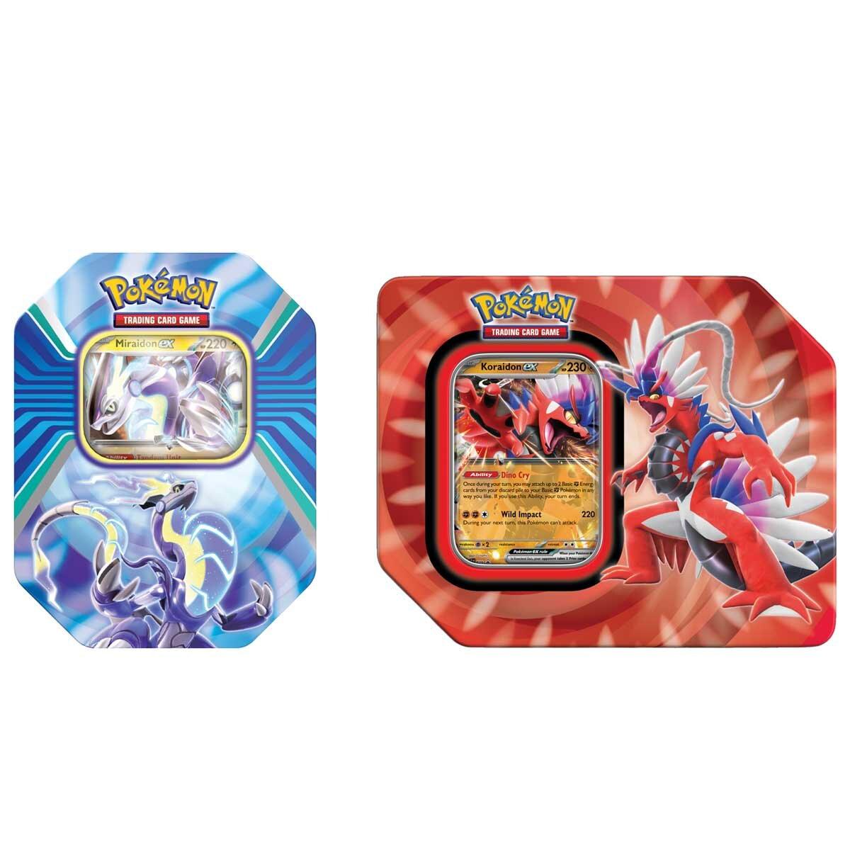 Pokmon TCG Paldea Legends V Tin And Window Tin Miraidon