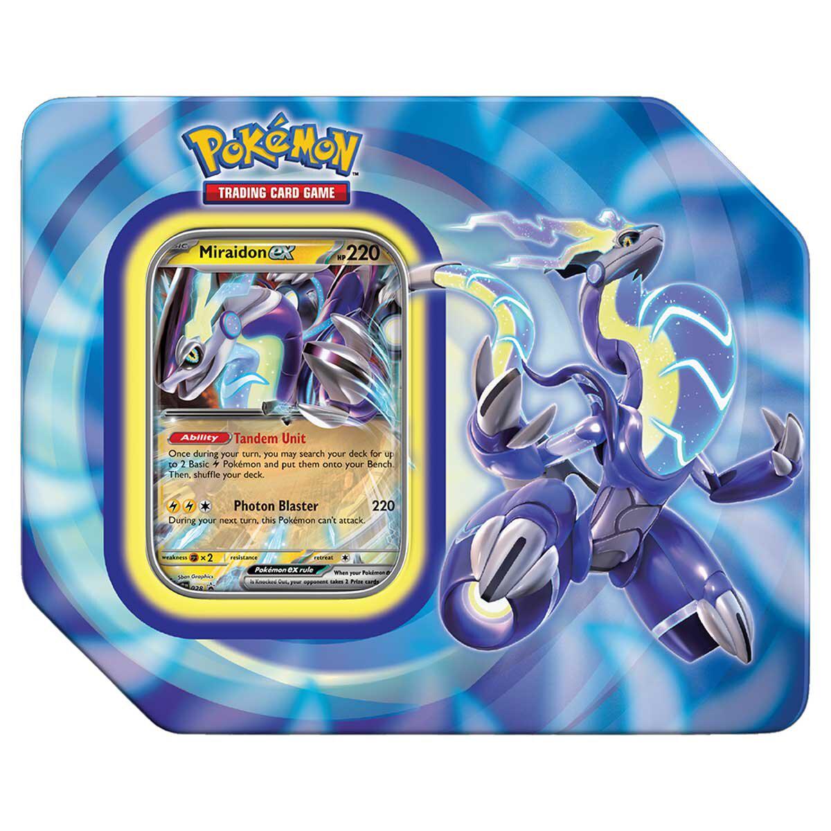 Pokmon TCG Paldea Legends V Tin And Window Tin Koraidon