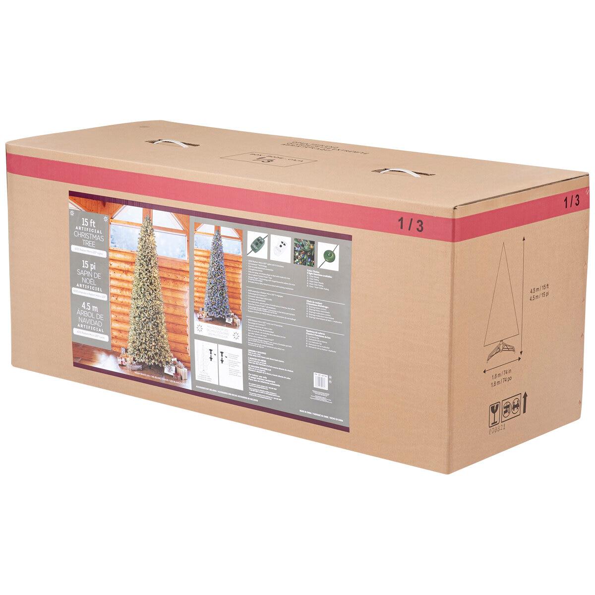 Pre-Lit Aspen Artificial Christmas Tree 4.5M