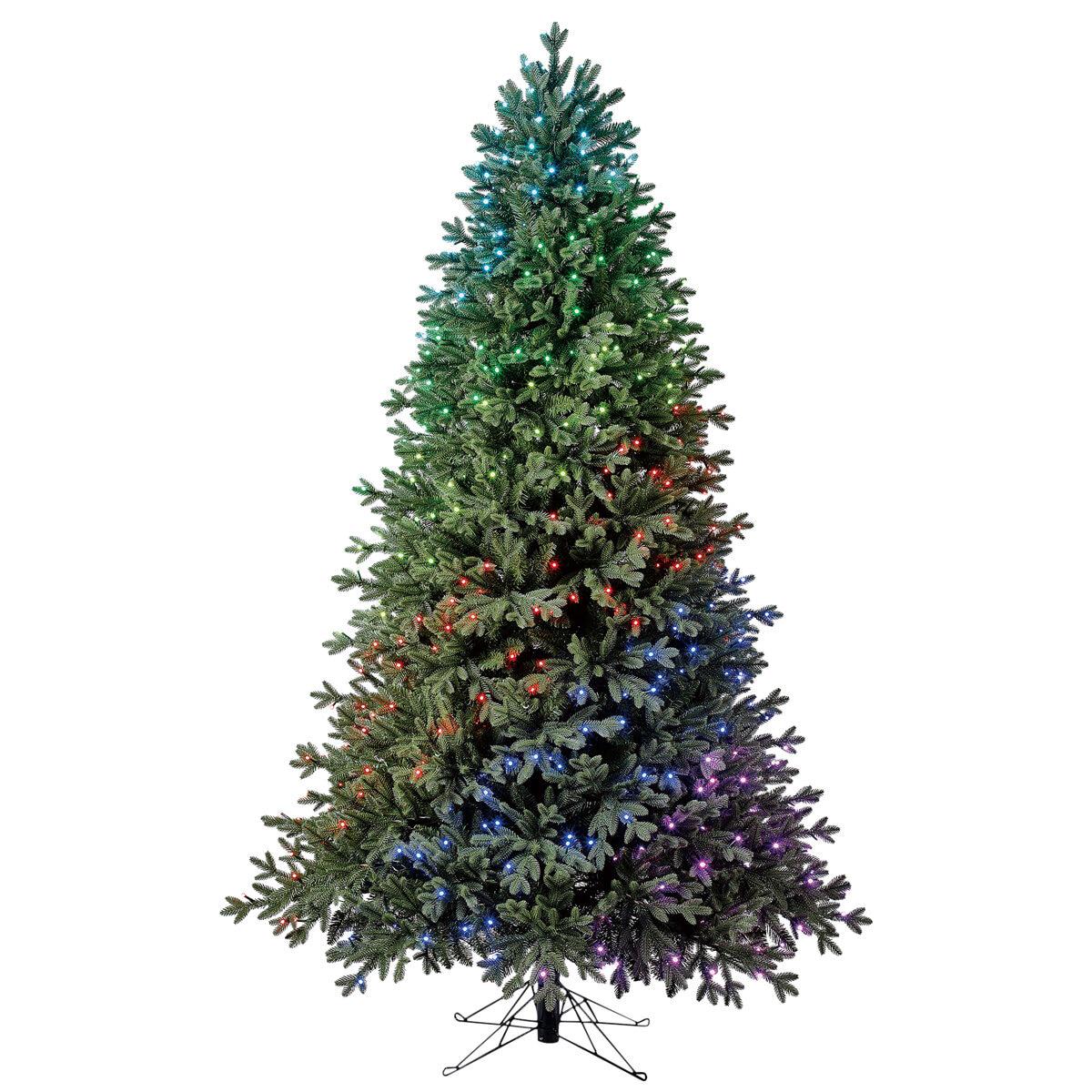 Pre-Lit Aspen Evergreen Classics Twinkly Artificial Christmas Tree 2.2M