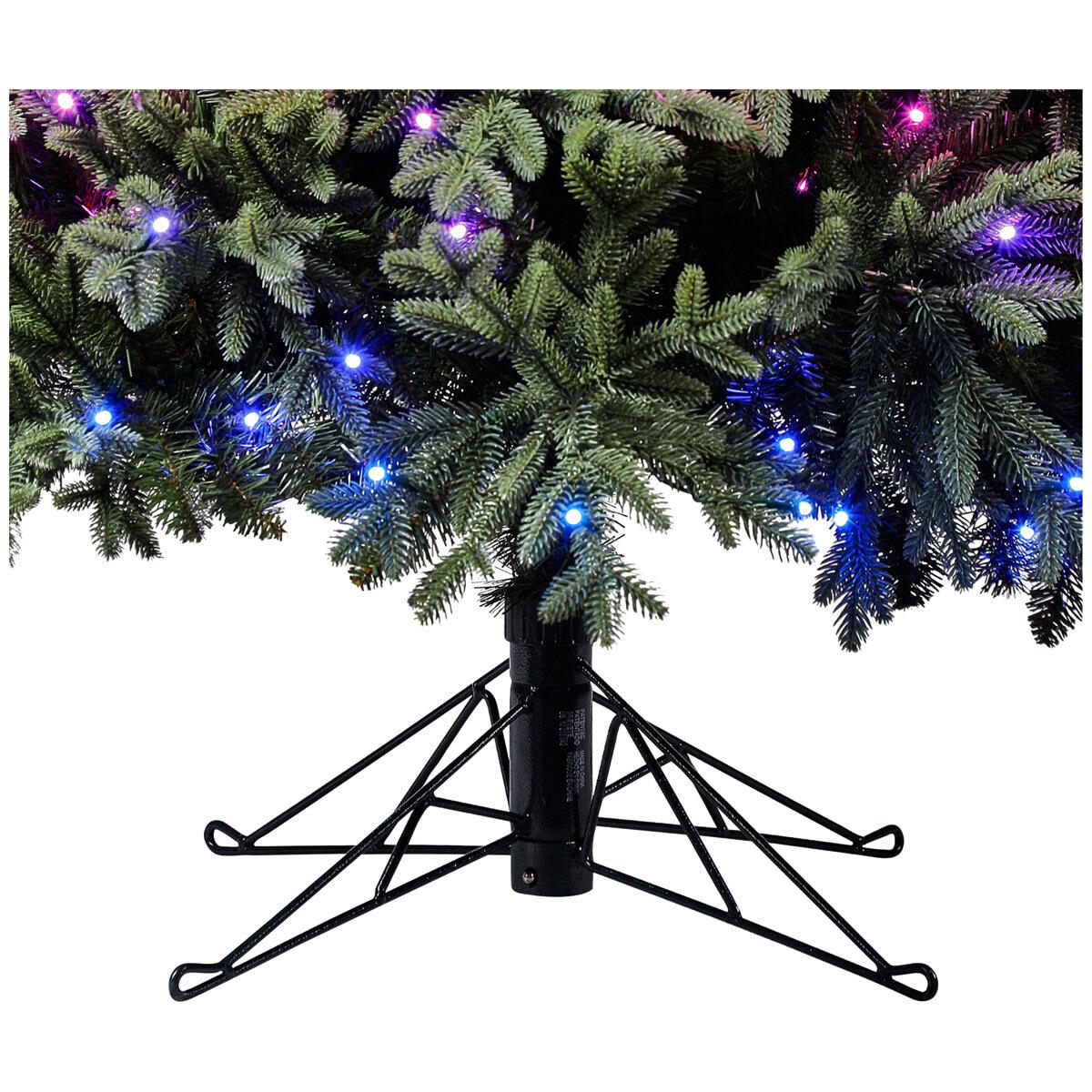 Pre-Lit Aspen Evergreen Classics Twinkly Artificial Christmas Tree 2.2M