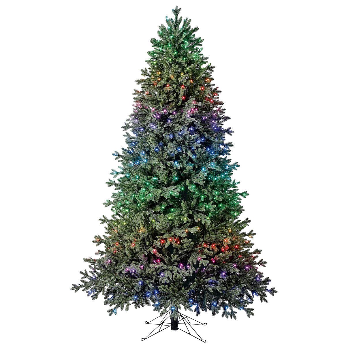 Pre-Lit Aspen Evergreen Classics Twinkly Artificial Christmas Tree 2.2M