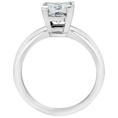 Princess Cut 3.00ctw Diamond Platinum Ring