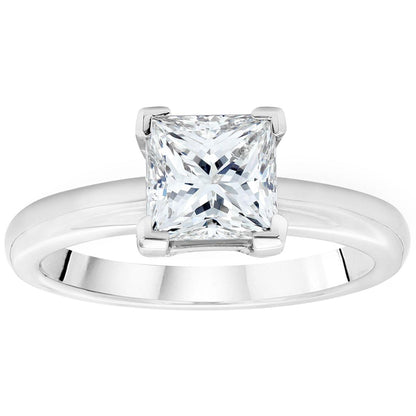 Princess Cut 3.00ctw Diamond Platinum Ring