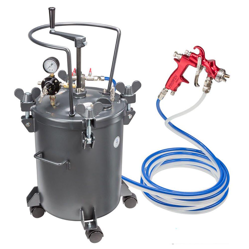 Prowin 1.5mm 20L Pressure Feed Spray Gun System PW20LTRK15
