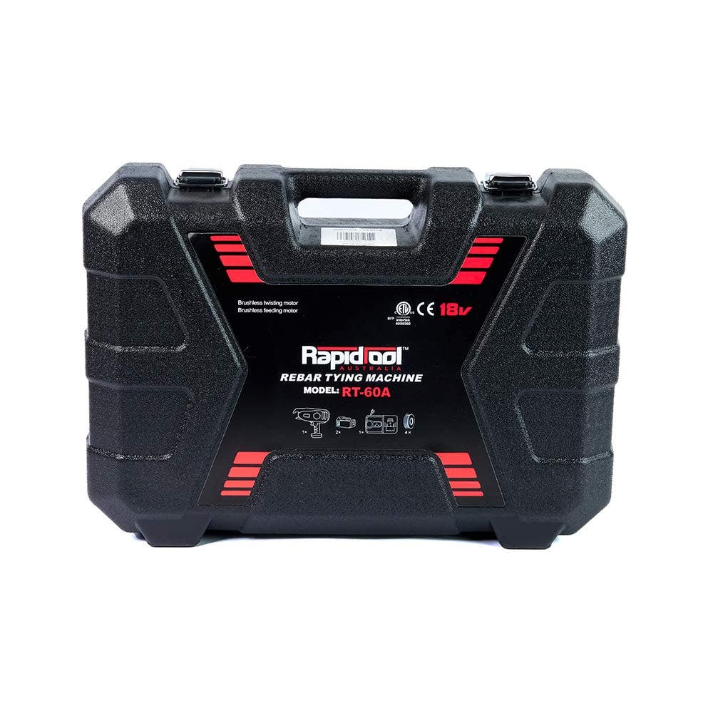 RAPIDTOOL 18V 2 X 4.0Ah 60mm Rebar Tying Tool Kit RT-60A