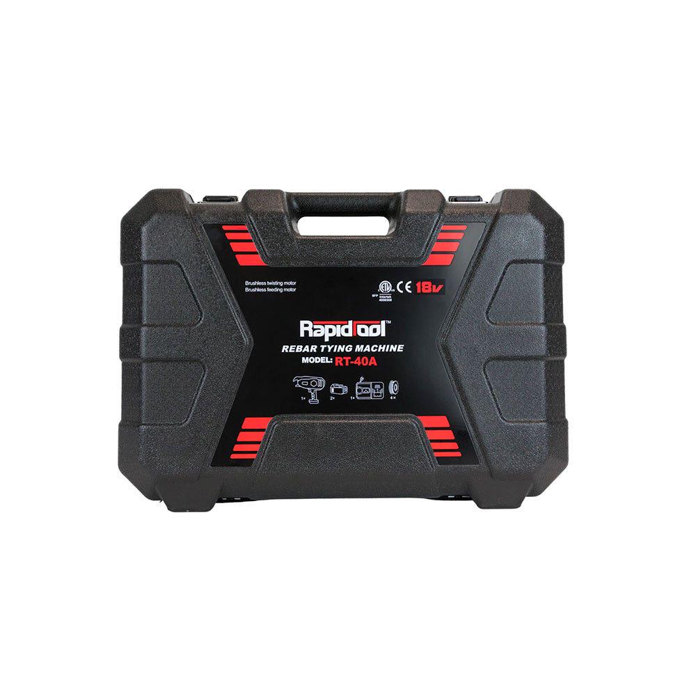 RAPIDTOOL 18V Brushless 2 X 4.0Ah 40mm Rebar Tying Tool Kit RT-40A