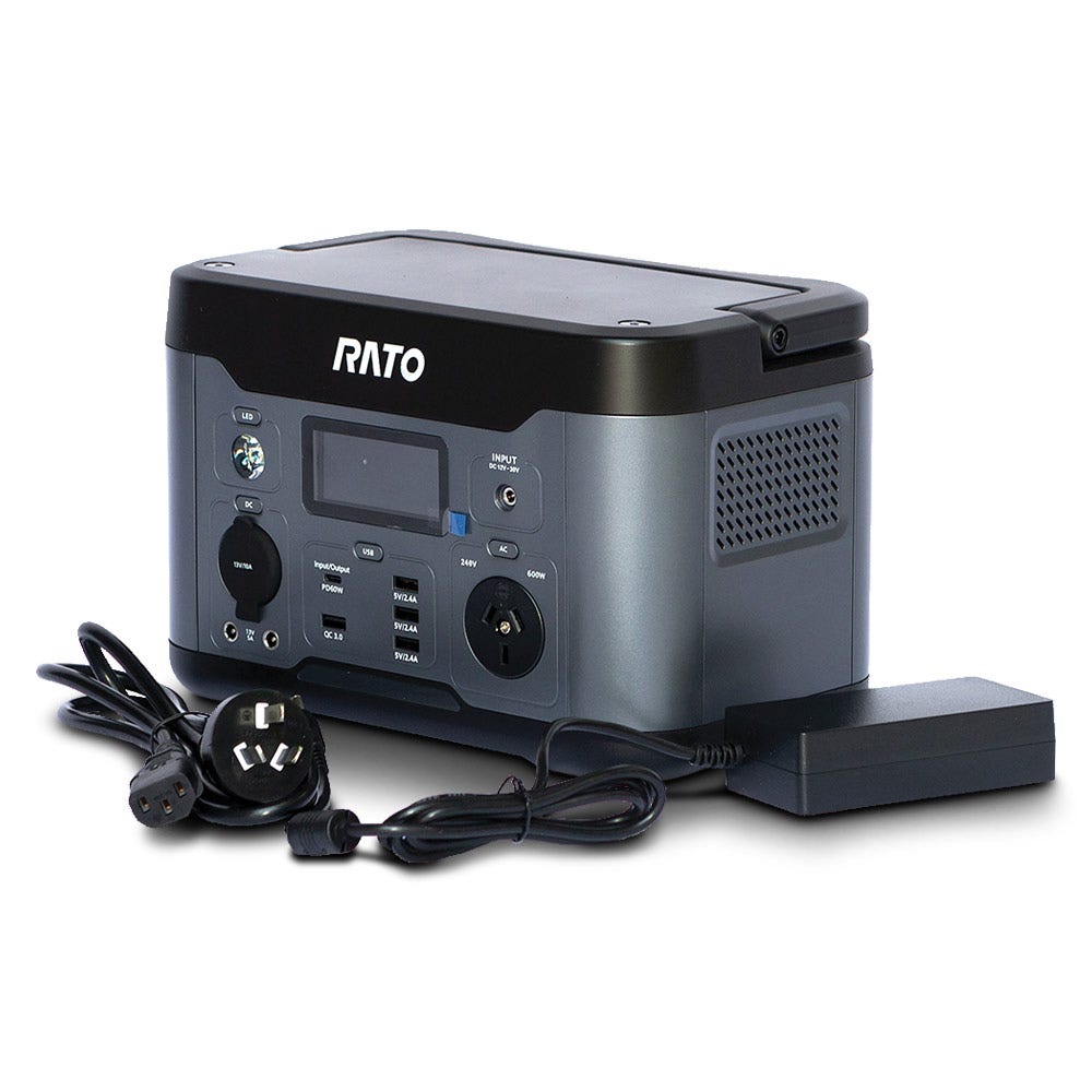 RATO 600W Power Station AC 569Wh, 1200W Peak RT600