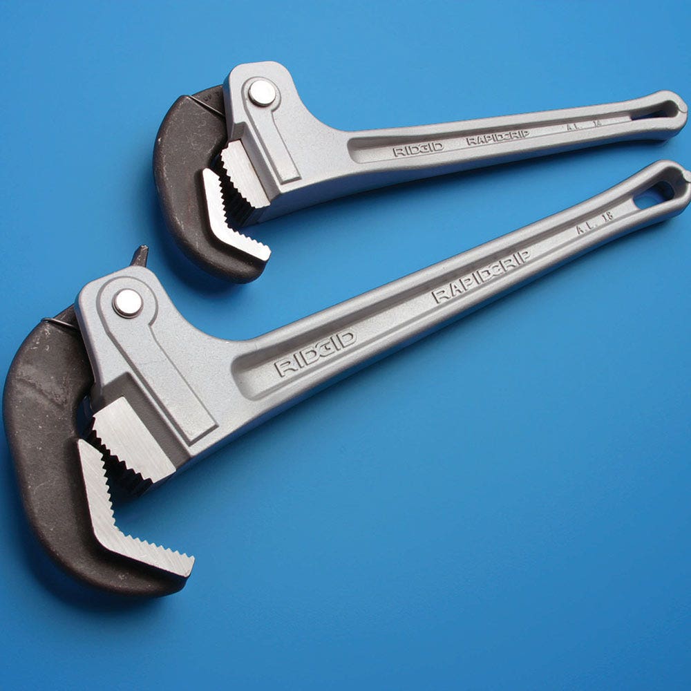RIDGID 350mm Aluminium RapidGrip Pipe Wrench 12693