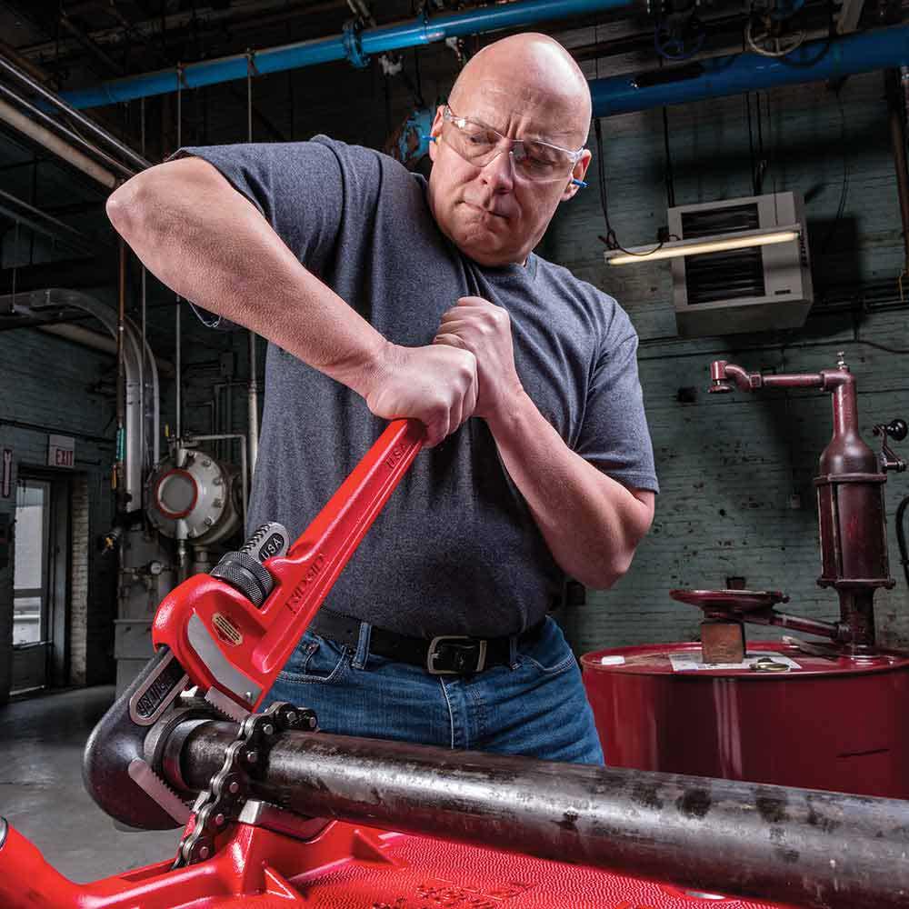 RIDGID 600mm 24inch Heavy Duty Steel Pipe Wrench 31030