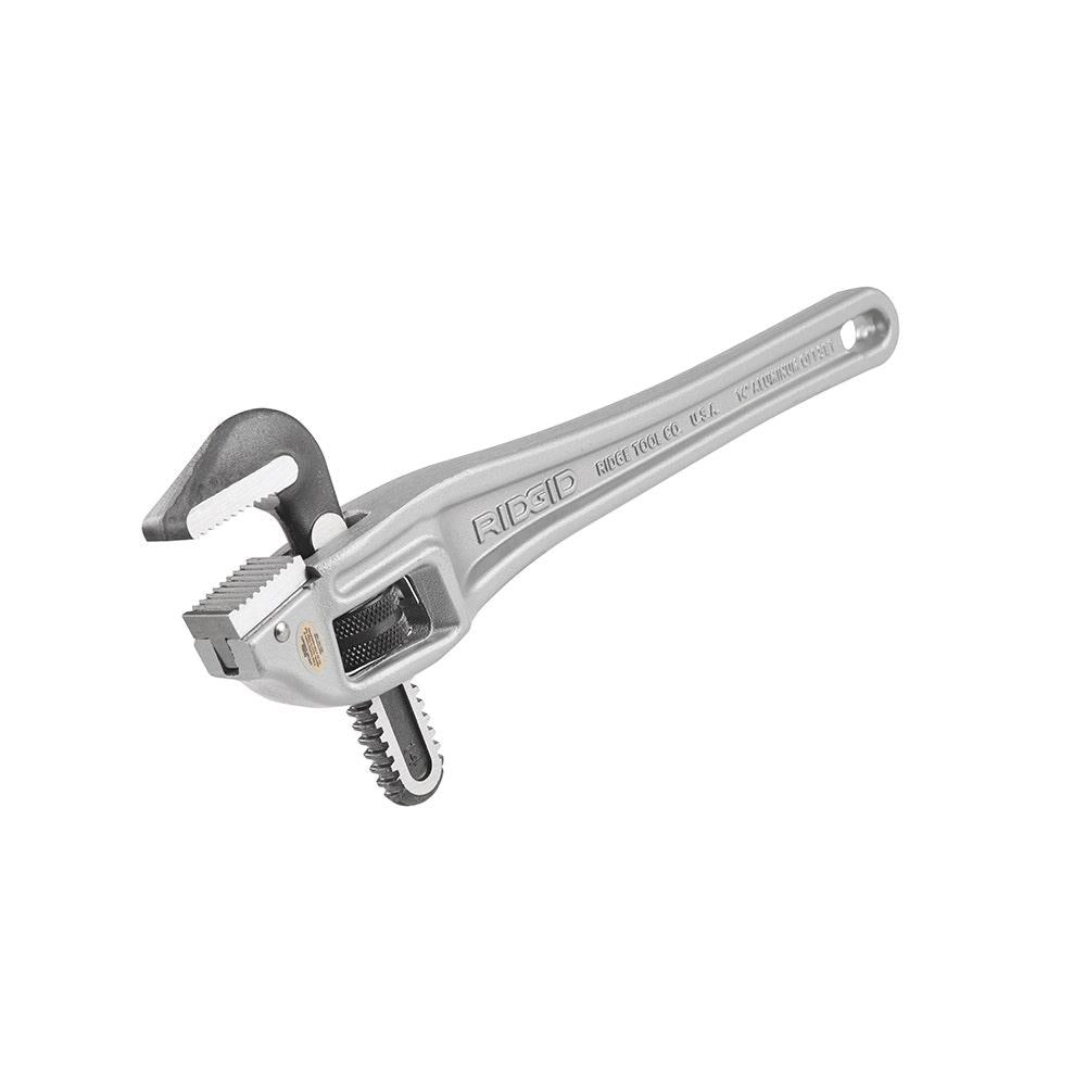RIDGID Offset Aluminium Pipe Wrench 450mm 65mm Capacity 31125