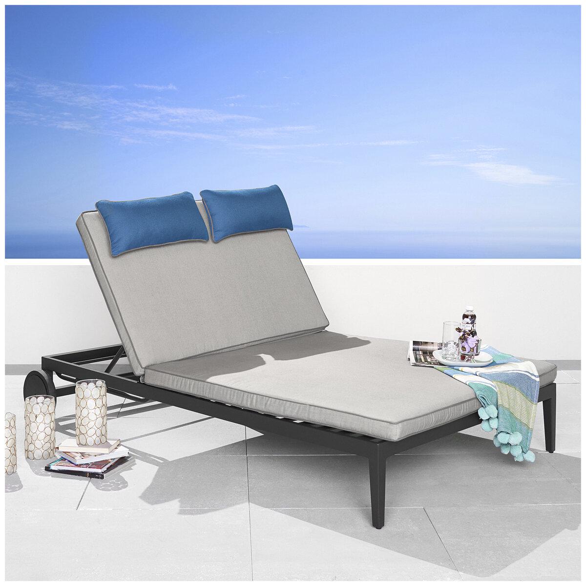 RST Brands Venetia Double Chaise Lounge