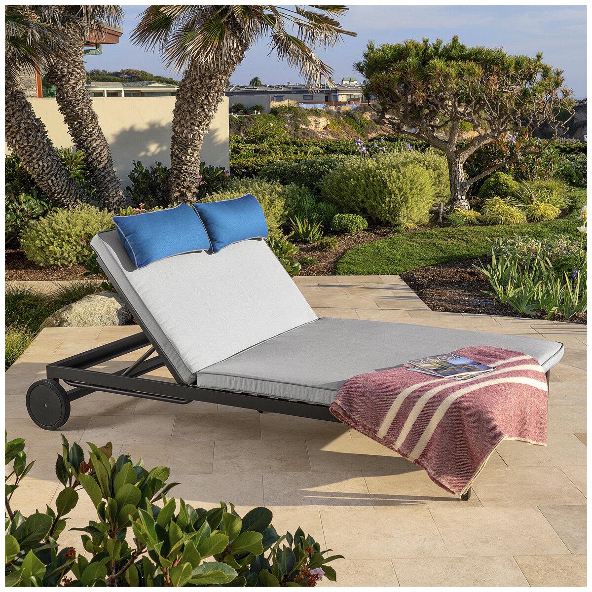RST Brands Venetia Double Chaise Lounge