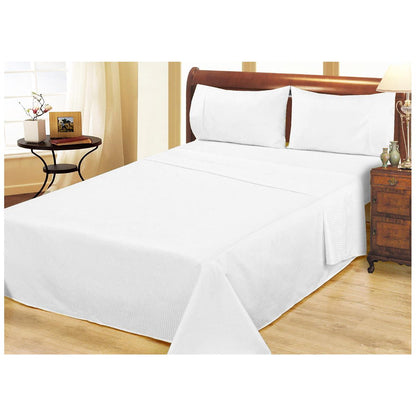 Ramesses 1000 Thread Count Pima Cotton Narrow Stripe King Sheet Set