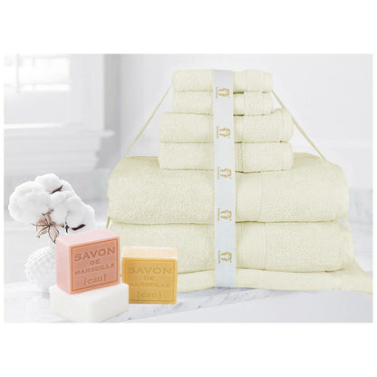 Ramesses 100% Cotton Towel Aubergine 7 Piece Set