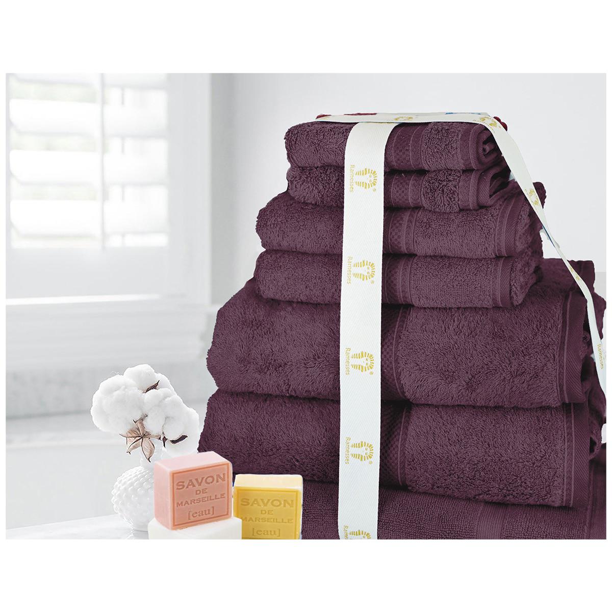 Ramesses 100% Cotton Towel Soft Pink 7 Piece Set