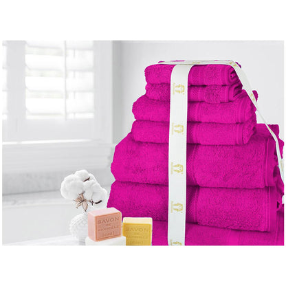 Ramesses 100% Cotton Towel Aubergine 7 Piece Set