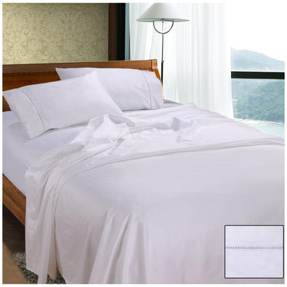 Ramesses 1200 Thread Count Queen Sheet Set White