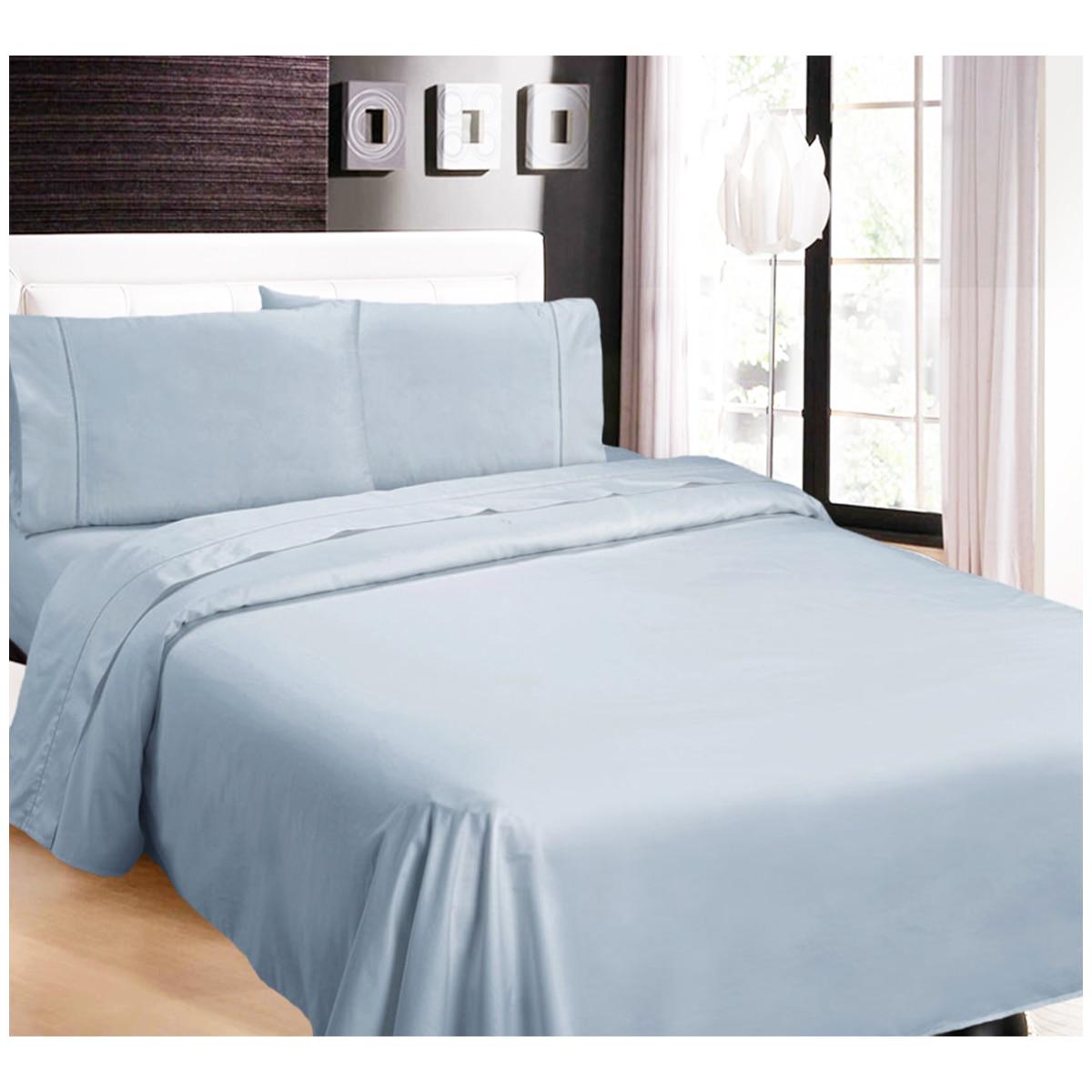Ramesses 1200 Thread Count Queen Sheet Set White