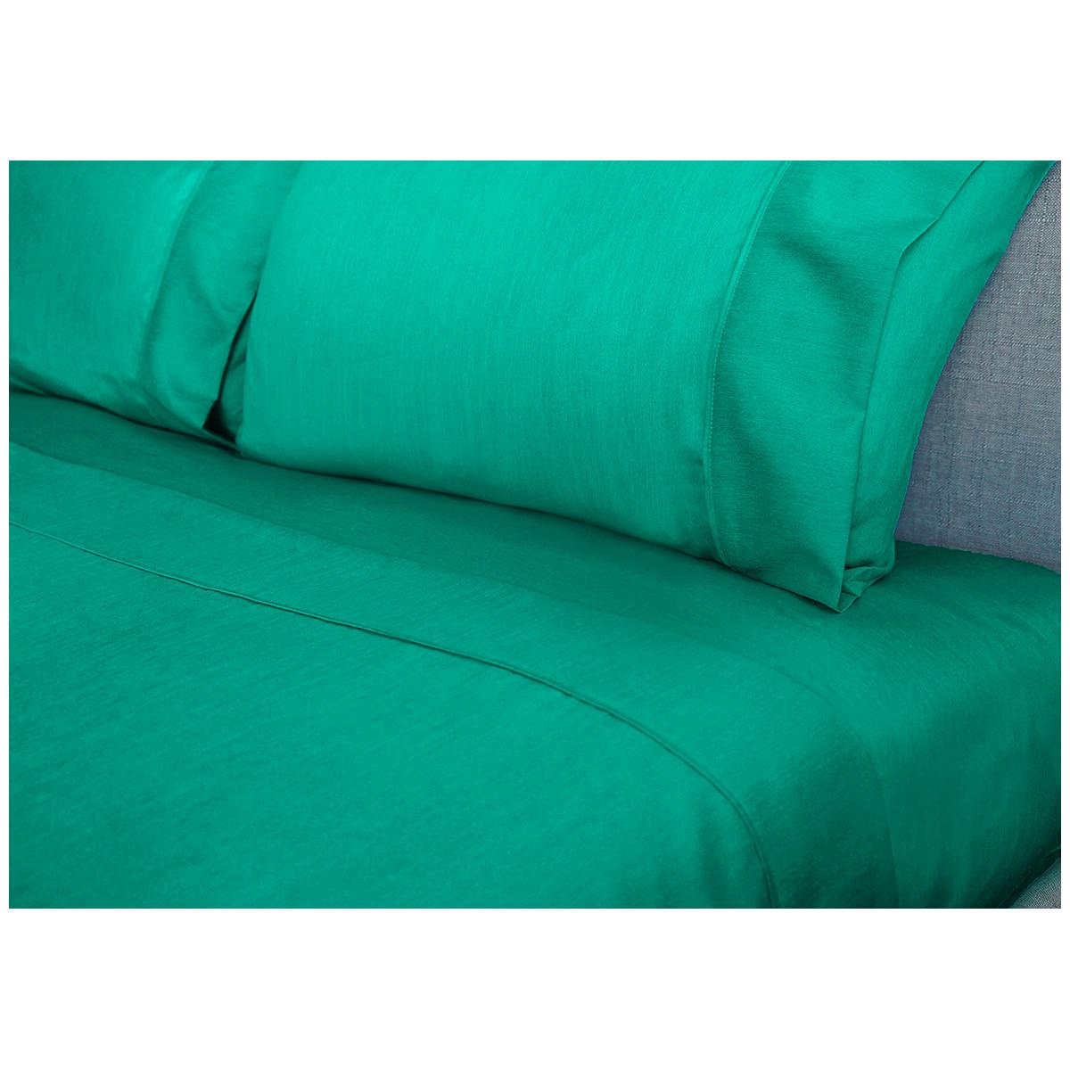 Ramesses 2000 Thread Count Bamboo Double Sheet Set Teal