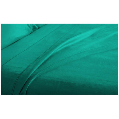Ramesses 2000 Thread Count Bamboo King Single Sheet Set Aqua