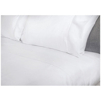 Ramesses 2000 Thread Count Bamboo Queen Sheet Set White
