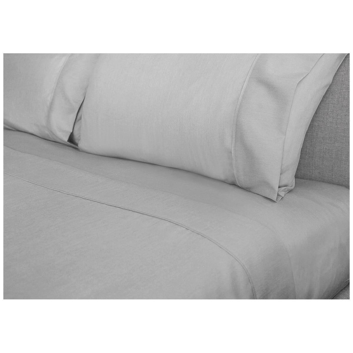 Ramesses 2000 Thread Count Bamboo Double Sheet Set Silver