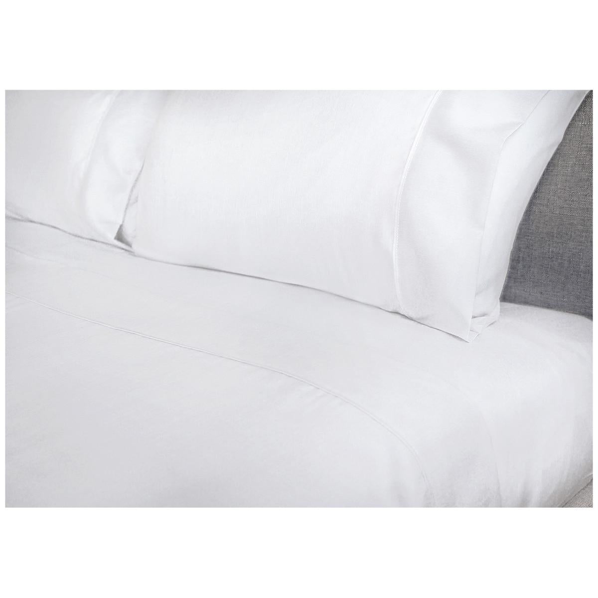 Ramesses 2000 Thread Count Bamboo Double Sheet Set White