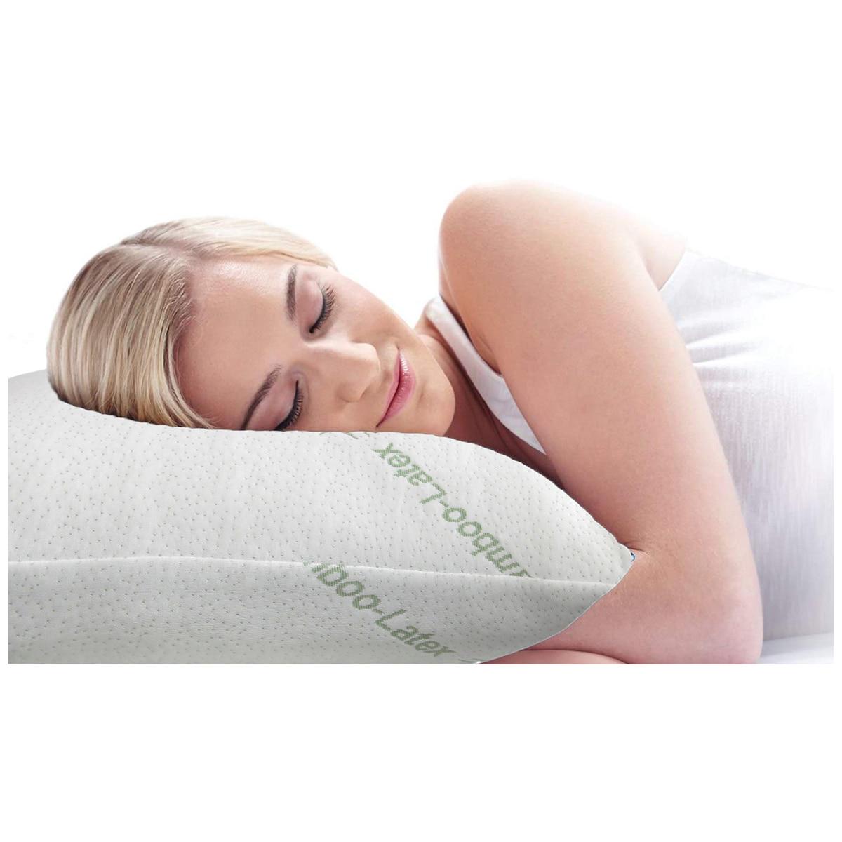 Ramesses Bamboo Latex Fill Pillows Soft Twin Pack 40 x 60cm