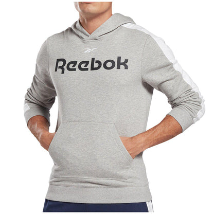 Reebok Men's French Terry Hoodie Heather Grey