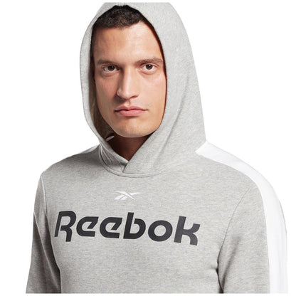 Reebok Men's French Terry Hoodie Heather Grey