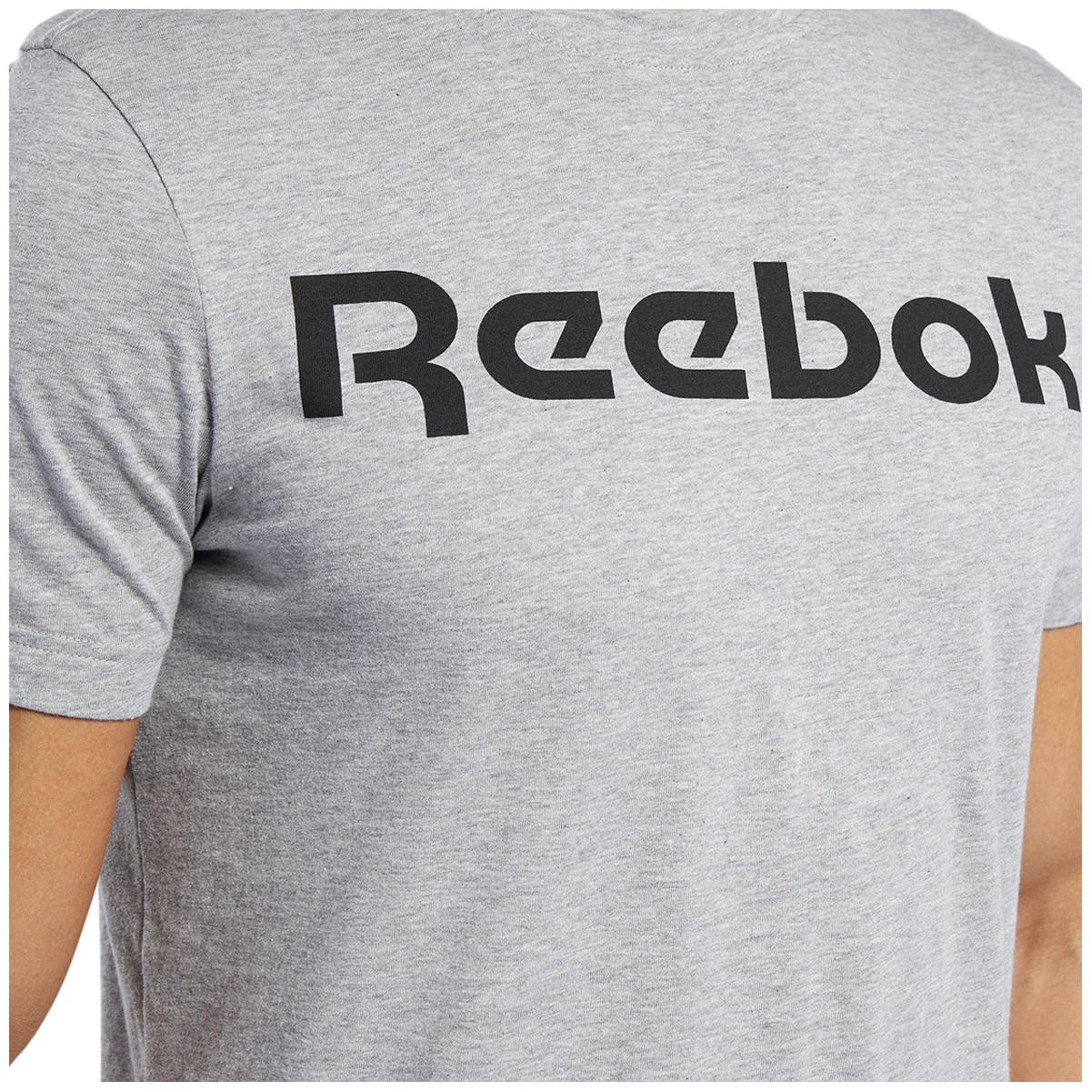 Reebok Men's Logo Tee Heather Grey