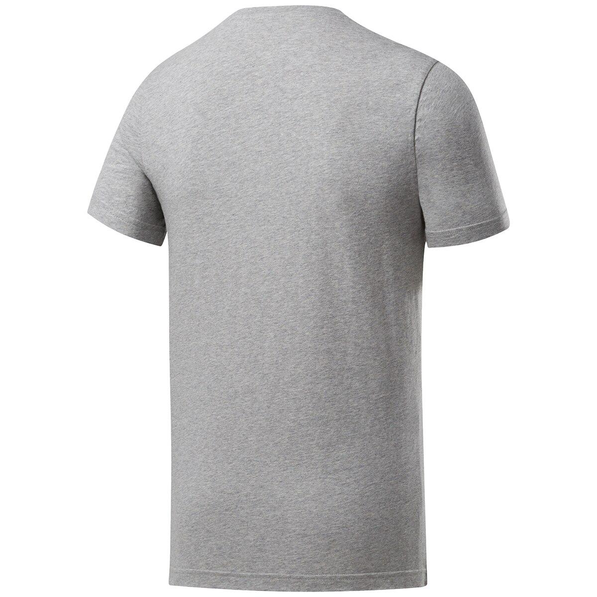 Reebok Men's Logo Tee Heather Grey