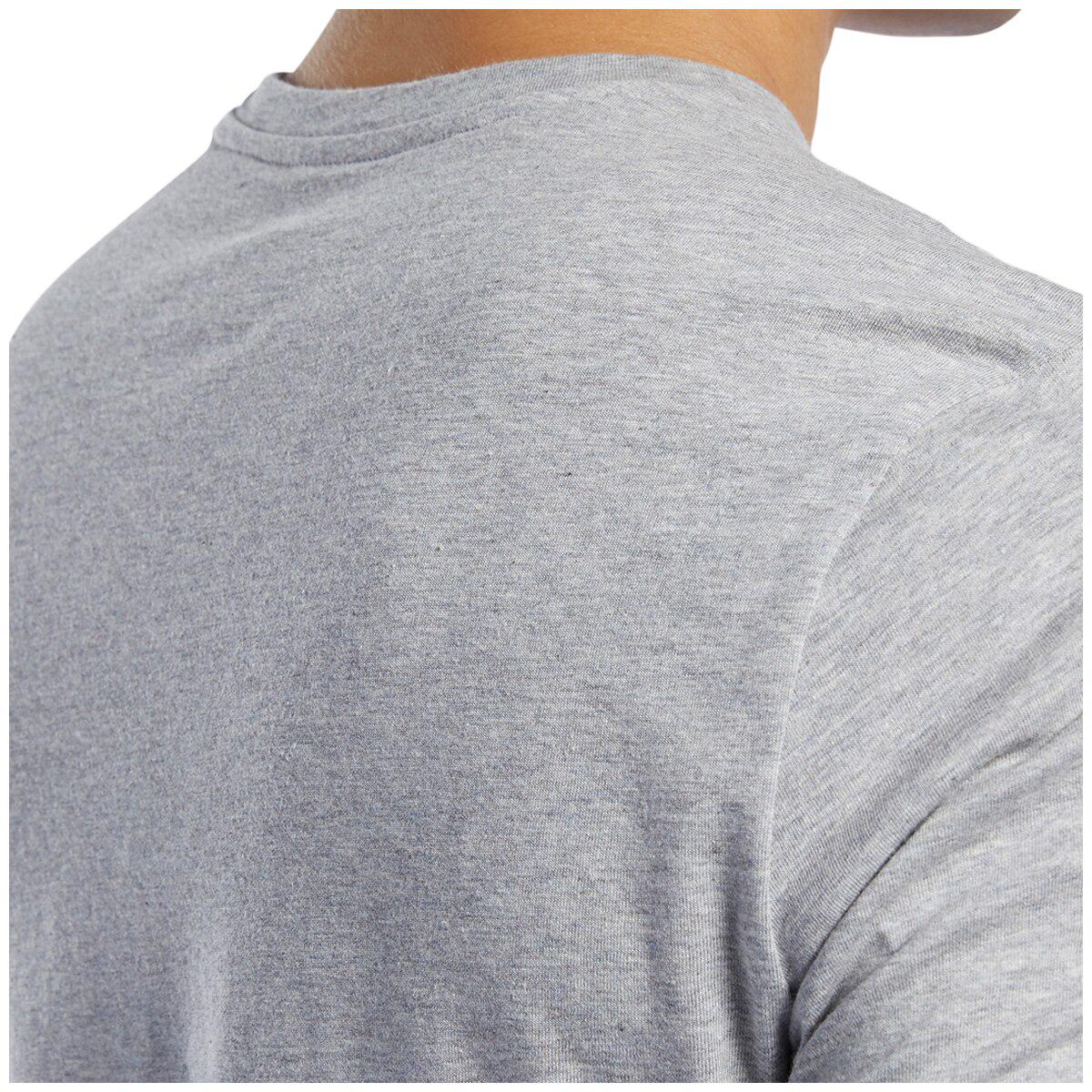 Reebok Men's Logo Tee Heather Grey