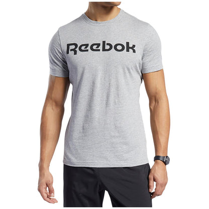 Reebok Men's Logo Tee Heather Grey