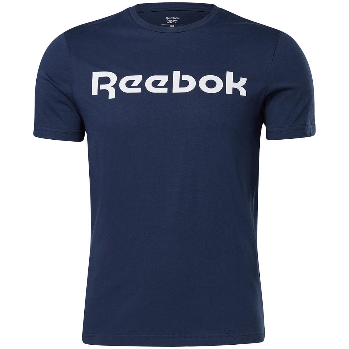 Reebok Men's Logo Tee Heather Grey