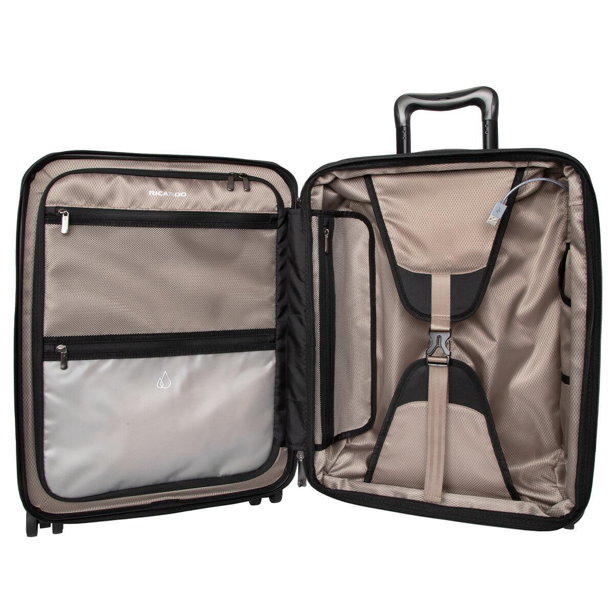 Ricardo Beverly Hills Mission Bay Luggage Set 3 Piece Blue