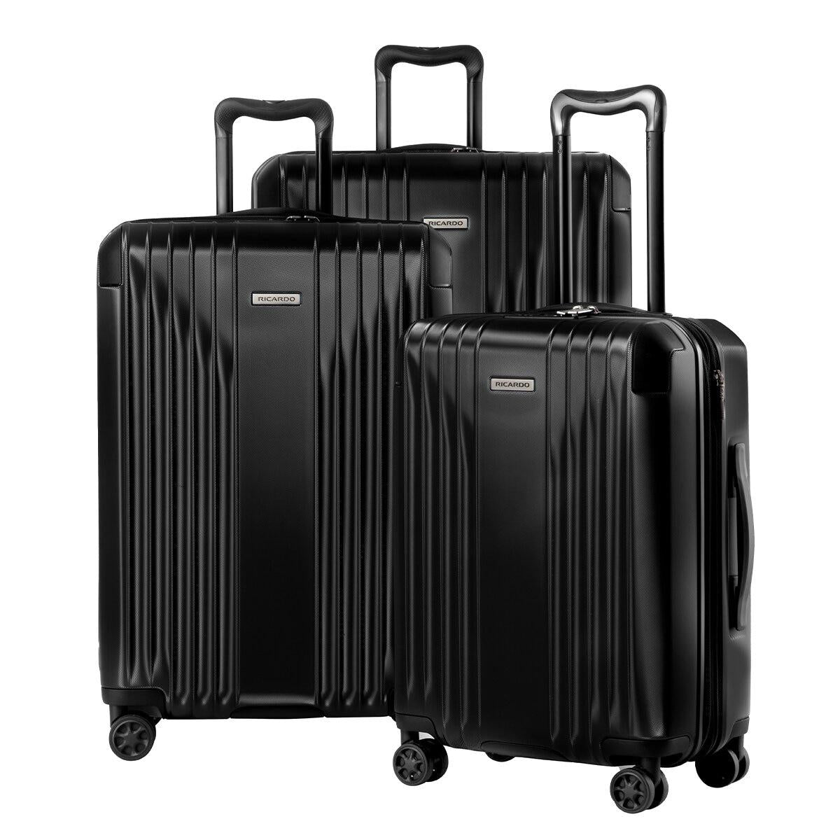 Ricardo Beverly Hills Mission Bay Luggage Set 3 Piece Blue