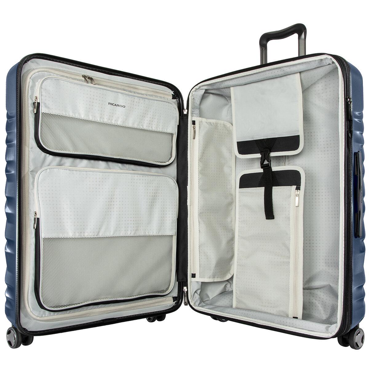 Ricardo Canyon Large Spinner Expandable Luggage Blue 71cm
