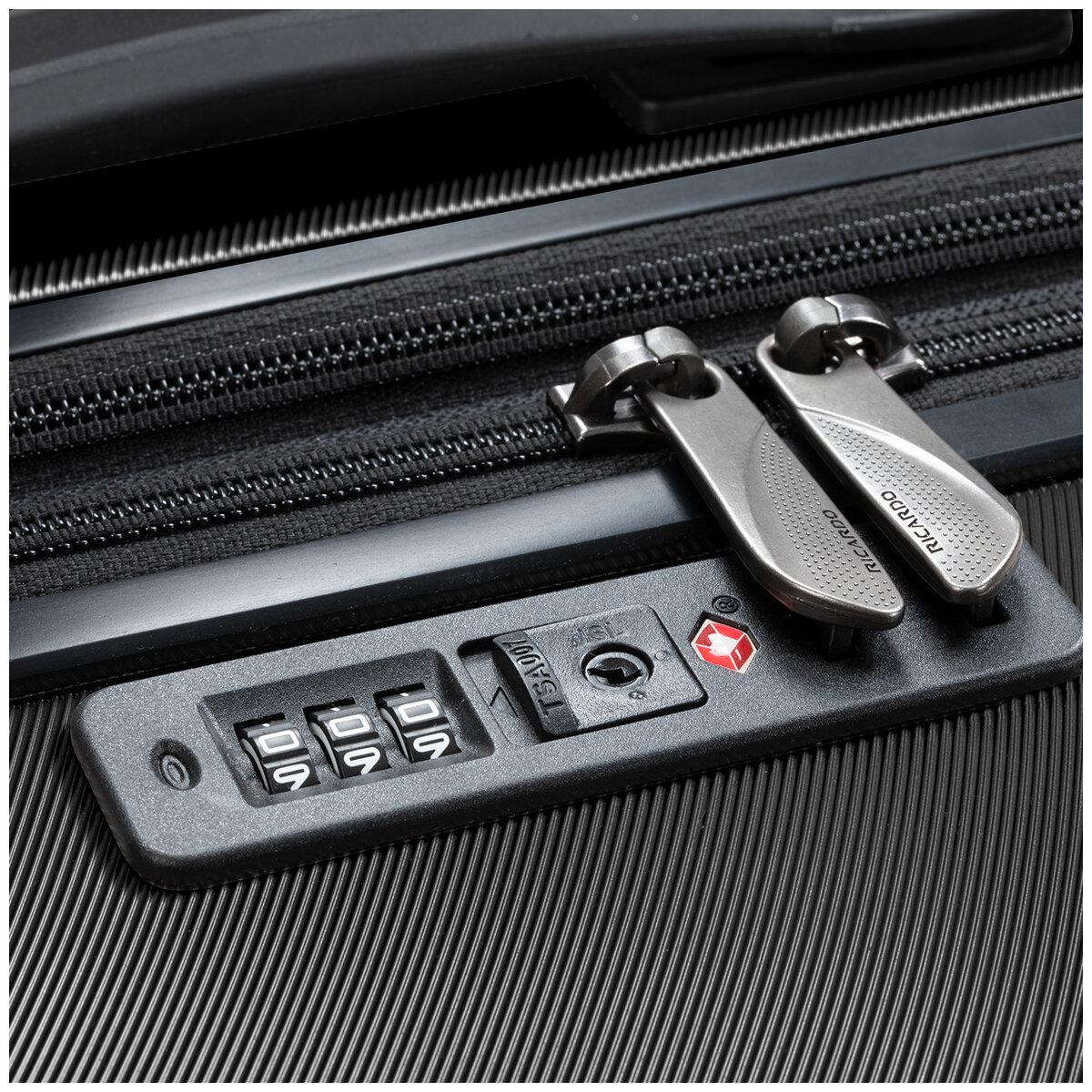 Ricardo Pacific Palisades Large Upright Luggage Black