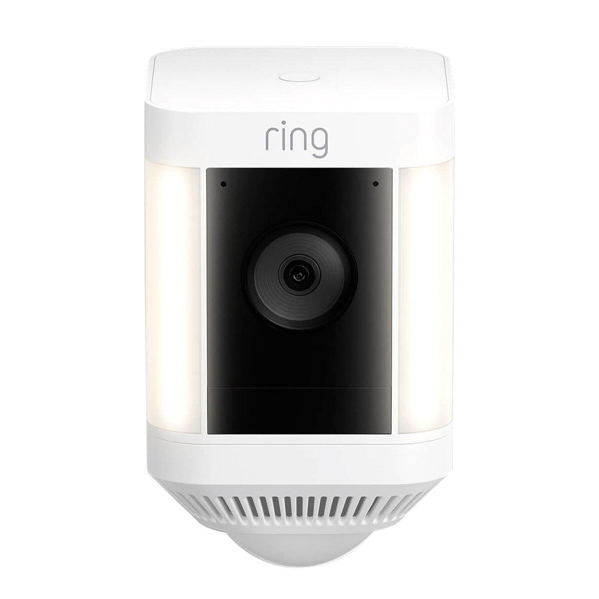 Ring Stick Up Cam Battery 3 Pack (White) + Spotlight Cam Plus Battery (White)
