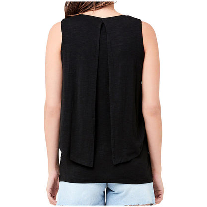 Ripe Maternity Women's Summer Swing Back Nursing Tank Black
