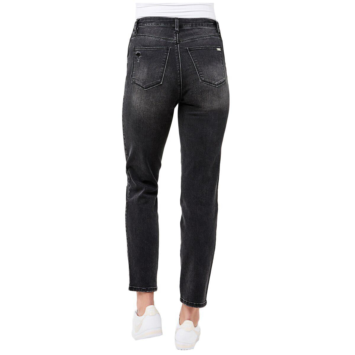 Ripe Maternity Women's Dylan Distressed Jeans Black