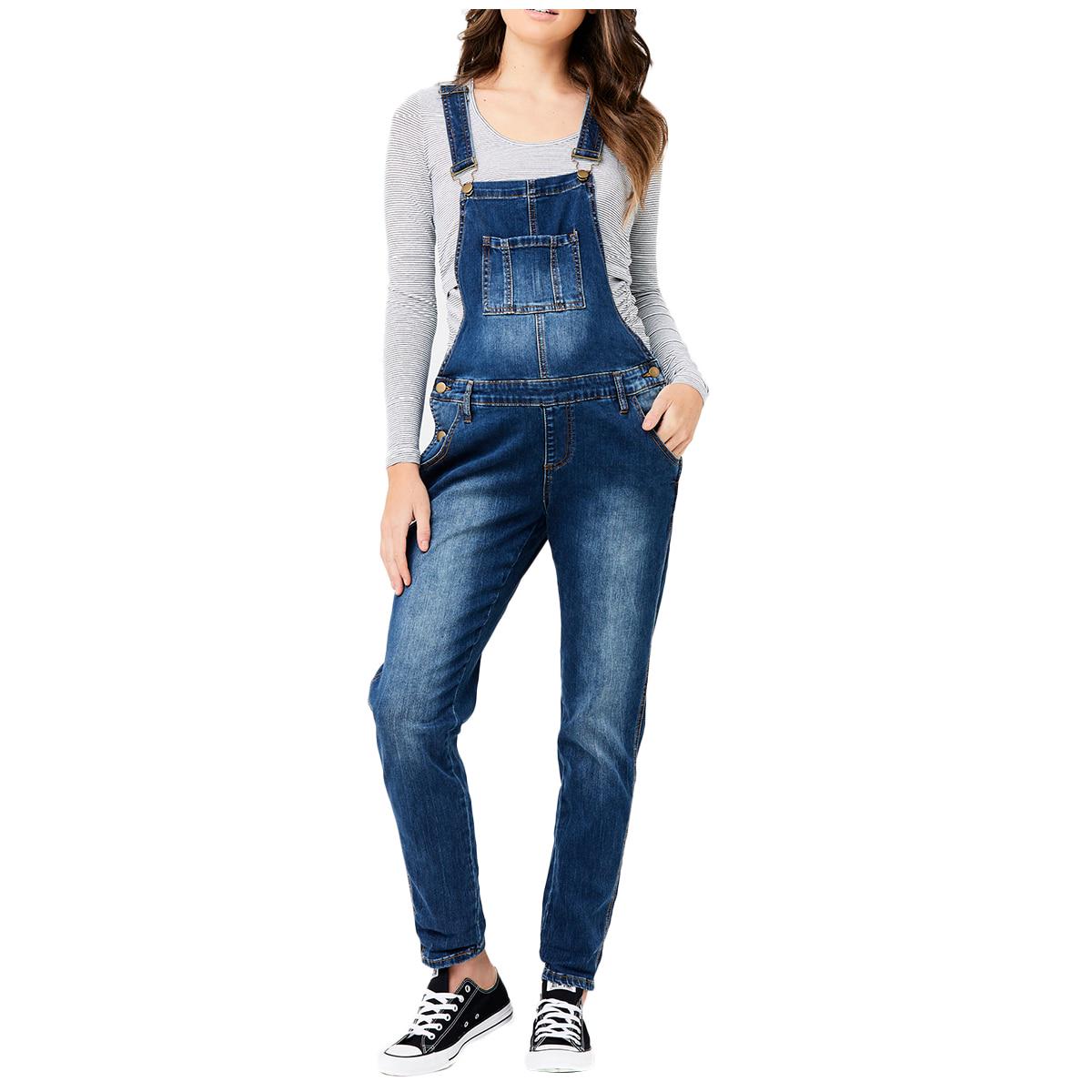 Ripe Maternity Women's Denim Overalls
