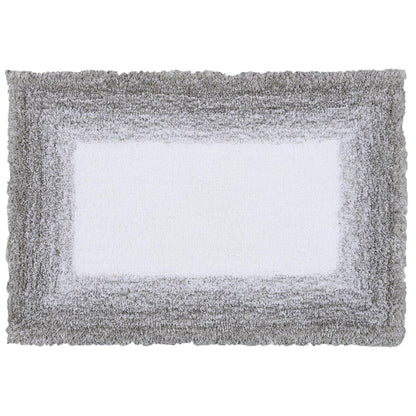 Riviera Homes Bath Mat 2 Pack Silver