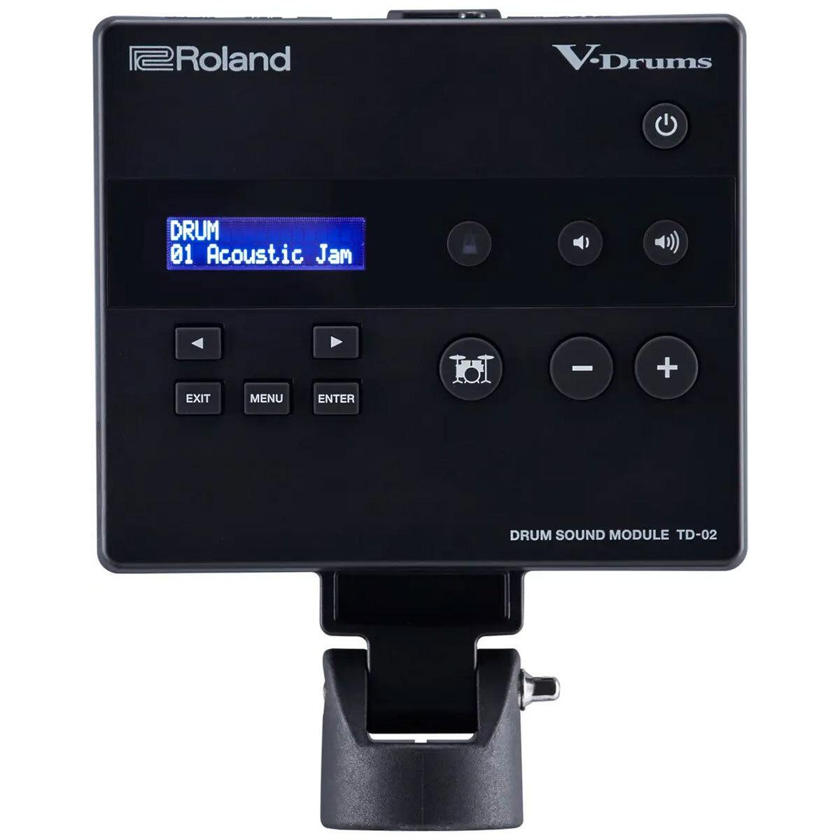 Roland TD-02K V-Drums Electronic Drum Kit With Headphones And Bluetooth Adaptor